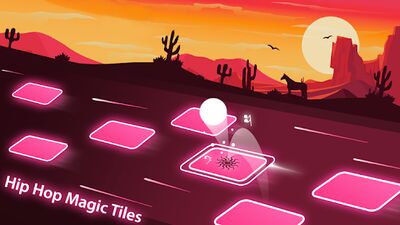 Скачать взломанную Magic Ball Tiles Hop Music Run [Много монет] MOD apk на Андроид
