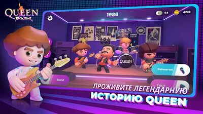 Скачать взломанную Queen Rock Tour - Официальная музыкальная игра [Много денег] MOD apk на Андроид
