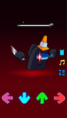 Скачать взломанную Black Impostor FNF Mod Test [Много денег] MOD apk на Андроид