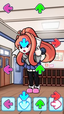 Скачать взломанную Monika Doki Club FNF Battle [Бесплатные покупки] MOD apk на Андроид