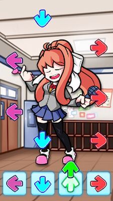 Скачать взломанную Monika Doki Club FNF Battle [Бесплатные покупки] MOD apk на Андроид