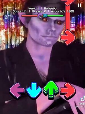 Скачать взломанную FNF Tiktok Cosplay Battle [Много денег] MOD apk на Андроид