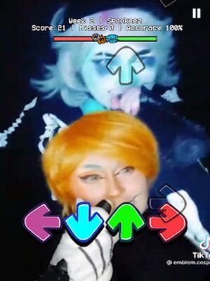 Скачать взломанную FNF Tiktok Cosplay Battle [Много денег] MOD apk на Андроид