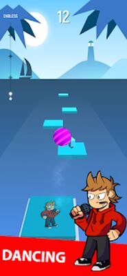 Скачать взломанную Tord FNF Tiles Hop Music Game [Много денег] MOD apk на Андроид