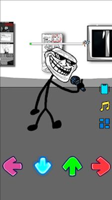 Скачать взломанную Trollface (Trollge) FNF Mod [Мод меню] MOD apk на Андроид