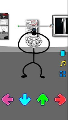 Скачать взломанную Trollface (Trollge) FNF Mod [Мод меню] MOD apk на Андроид