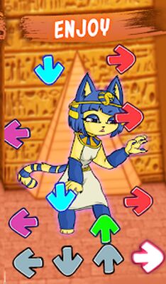 Скачать взломанную Ankha HD FNF Mod [Много монет] MOD apk на Андроид
