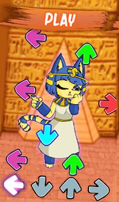 Скачать взломанную Ankha HD FNF Mod [Много монет] MOD apk на Андроид