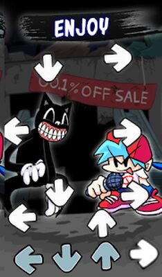 Скачать взломанную Cartoon Cat vs FNF Mod [Много монет] MOD apk на Андроид