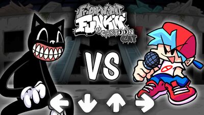 Скачать взломанную Cartoon Cat vs FNF Mod [Много монет] MOD apk на Андроид