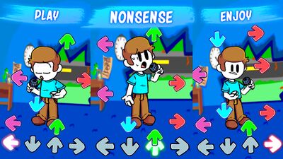 Скачать взломанную Nonsense vs FNF: Friday Night Funkin Mod [Много монет] MOD apk на Андроид