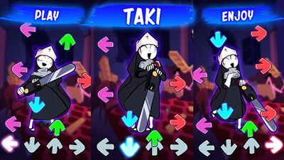 Скачать взломанную Taki FNF mod [Много монет] MOD apk на Андроид