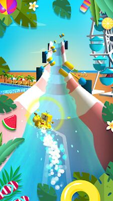 Скачать взломанную Waterpark: Slide Race [Бесплатные покупки] MOD apk на Андроид