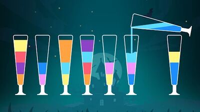 Скачать взломанную Water Sort - Color Puzzle Game [Много монет] MOD apk на Андроид