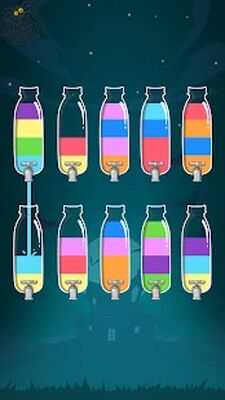 Скачать взломанную Water Sort - Color Puzzle Game [Много монет] MOD apk на Андроид