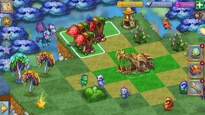 Скачать взломанную Merge Dragons! [Много монет] MOD apk на Андроид