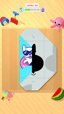 Скачать взломанную Paper Fold [Много денег] MOD apk на Андроид