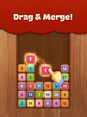 Скачать взломанную Merge Wood: Block Puzzle [Много денег] MOD apk на Андроид