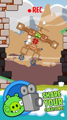 Скачать взломанную Bad Piggies HD [Много монет] MOD apk на Андроид