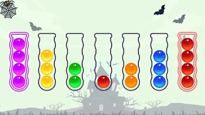 Скачать взломанную Bubble Sort Color Puzzle [Бесплатные покупки] MOD apk на Андроид