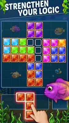 Скачать взломанную Block Ocean Puzzle [Бесплатные покупки] MOD apk на Андроид