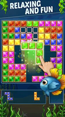 Скачать взломанную Block Ocean Puzzle [Бесплатные покупки] MOD apk на Андроид