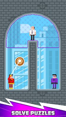 Скачать взломанную The Superhero League [Много монет] MOD apk на Андроид