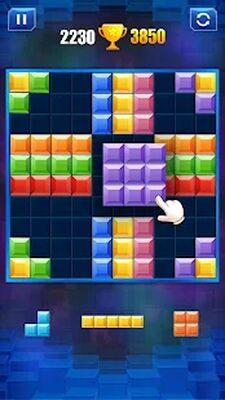 Скачать взломанную Block Puzzle [Бесплатные покупки] MOD apk на Андроид