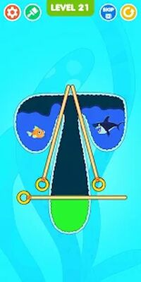 Скачать взломанную Save The Fish! [Бесплатные покупки] MOD apk на Андроид