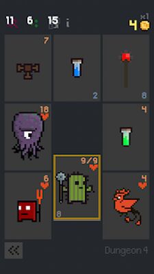 Скачать взломанную Dungeon Cards [Много монет] MOD apk на Андроид