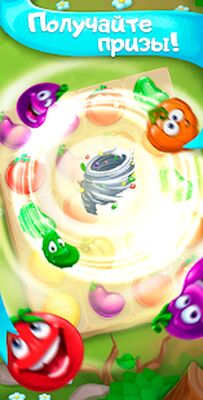 Скачать взломанную Веселый огород: три в ряд [Много монет] MOD apk на Андроид