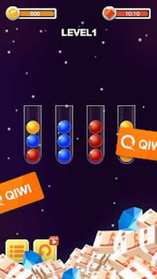 Скачать взломанную Пузырьковая сортировка 2021 [Много денег] MOD apk на Андроид