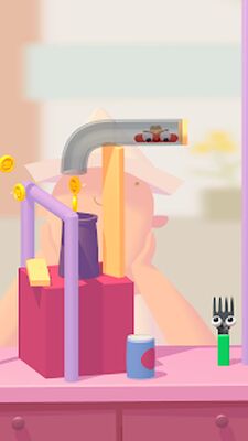 Скачать взломанную Fork N Sausage [Много денег] MOD apk на Андроид