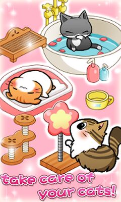 Скачать взломанную Cat Room - Cute Cat Games [Много денег] MOD apk на Андроид