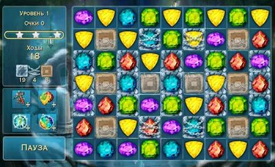 Скачать взломанную Забытое Сокровище 2: три в ряд [Много монет] MOD apk на Андроид