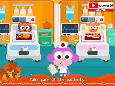 Скачать взломанную Papo Town: Hospital [Много денег] MOD apk на Андроид