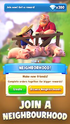 Скачать взломанную Hay Day Pop: Puzzles & Farms [Много денег] MOD apk на Андроид
