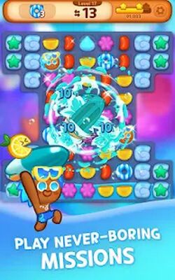 Скачать взломанную Cookie Run: Puzzle World [Бесплатные покупки] MOD apk на Андроид
