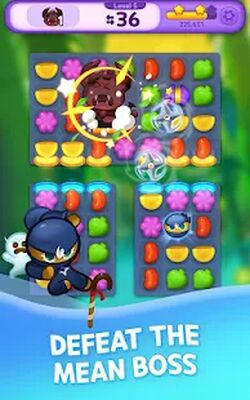 Скачать взломанную Cookie Run: Puzzle World [Бесплатные покупки] MOD apk на Андроид