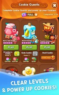 Скачать взломанную Cookie Run: Puzzle World [Бесплатные покупки] MOD apk на Андроид