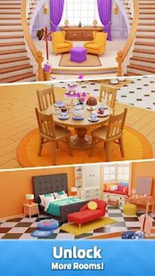 Скачать взломанную Mergedom: Home Design [Много денег] MOD apk на Андроид