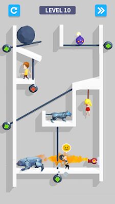 Скачать взломанную Pin Pull [Бесплатные покупки] MOD apk на Андроид