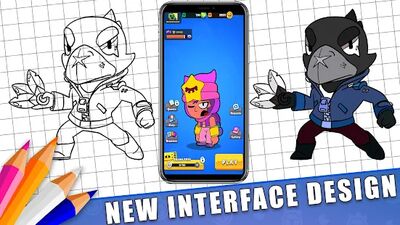 Скачать взломанную Раскраски для Бравл Старс [Бесплатные покупки] MOD apk на Андроид