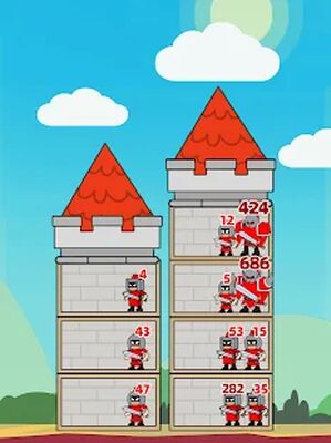 Скачать взломанную Tower Wars: Castle Battle [Много денег] MOD apk на Андроид