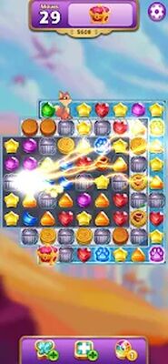 Скачать взломанную Genies & Gems [Много денег] MOD apk на Андроид