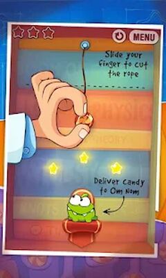 Скачать взломанную Cut the Rope: Experiments [Много монет] MOD apk на Андроид