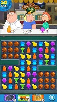 Скачать взломанную Family Guy Freakin Mobile Game [Много монет] MOD apk на Андроид