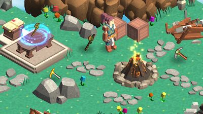 Скачать взломанную MergeCrafter - Magical World Merge [Бесплатные покупки] MOD apk на Андроид