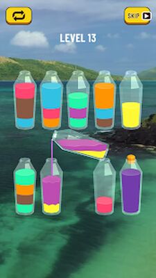 Скачать взломанную Water Sort Puzzle 3D [Много денег] MOD apk на Андроид