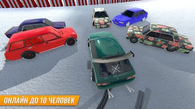 Скачать взломанную RCD - Дрифт на русских машинах [Бесплатные покупки] MOD apk на Андроид